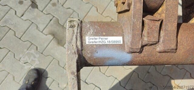 Construction equipment Atlas Peiner SB950 / Greifer