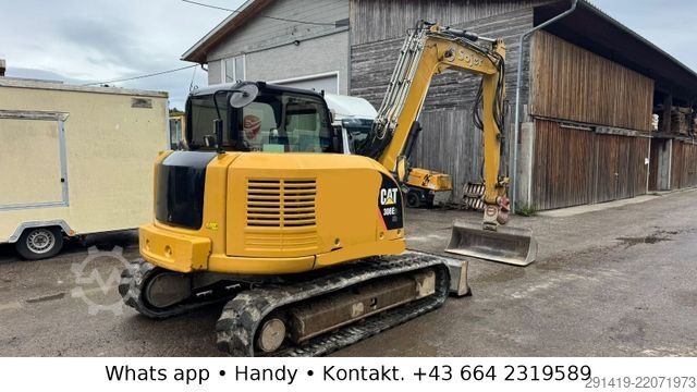 Гасеничен багер CATERPILLAR 308 E2CR  Kettenbagger / Schild Powertilt Bj2014