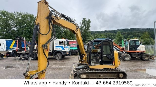 Гасеничен багер CATERPILLAR 308 E2CR  Kettenbagger / Schild Powertilt Bj2014