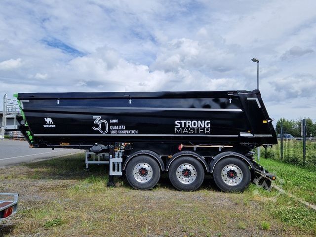 Kippipuoliperävaunu WIELTON Strong Master HARDOX 26m3 Stahlmulde HP SOFORT