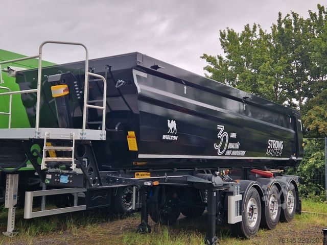 Kippipuoliperävaunu WIELTON Strong Master HARDOX 26m3 Stahlmulde HP SOFORT