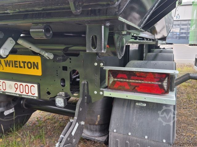 Kippipuoliperävaunu WIELTON Strong Master HARDOX 26m3 Stahlmulde HP SOFORT