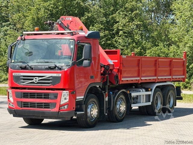 رافعة مثبتة على شاحنة VOLVO FM 420 Kipper 6,40m *HMF 2020 K5/FUNK *8x4