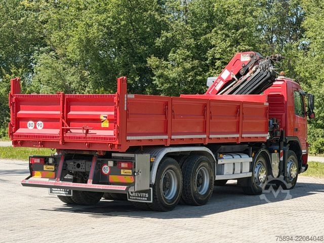 رافعة مثبتة على شاحنة VOLVO FM 420 Kipper 6,40m *HMF 2020 K5/FUNK *8x4