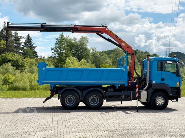 Autožeriav MAN TGS 33.360*KIPPER 5,00 m *PK 15500/FUNK * 6x4