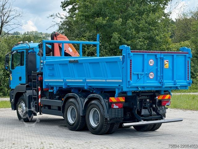 Autožeriav MAN TGS 33.360*KIPPER 5,00 m *PK 15500/FUNK * 6x4