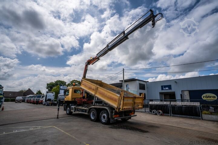 Tippbil med kran MERCEDES ACTROS 2641-MP3-6x2-4+ PK 18 T/m/3XHydr.