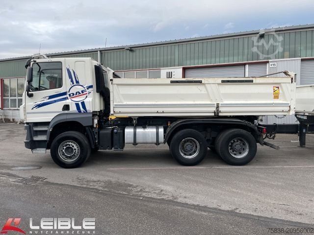 Camion-benne tricar DAF CF 480 6x4*Meiller Kipper*Bordmatik*nur 143 tkm*