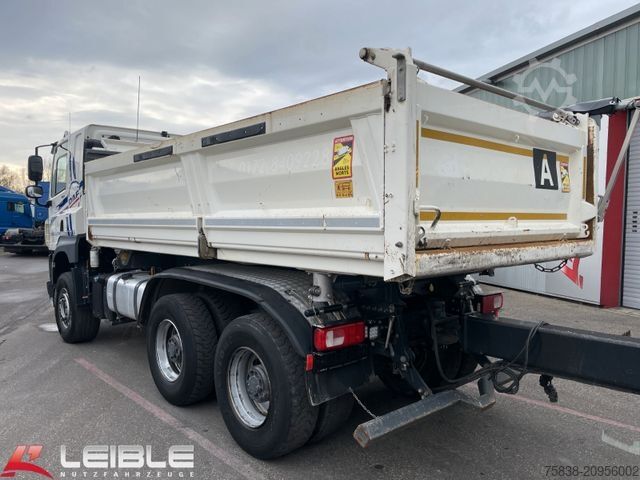 Camion-benne tricar DAF CF 480 6x4*Meiller Kipper*Bordmatik*nur 143 tkm*