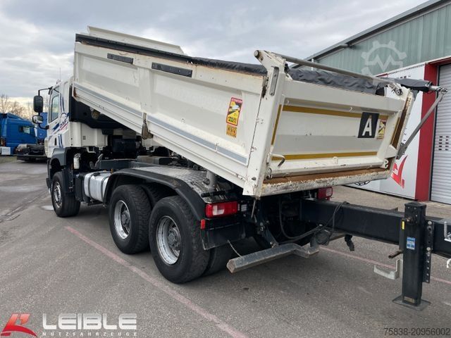 Camion-benne tricar DAF CF 480 6x4*Meiller Kipper*Bordmatik*nur 143 tkm*