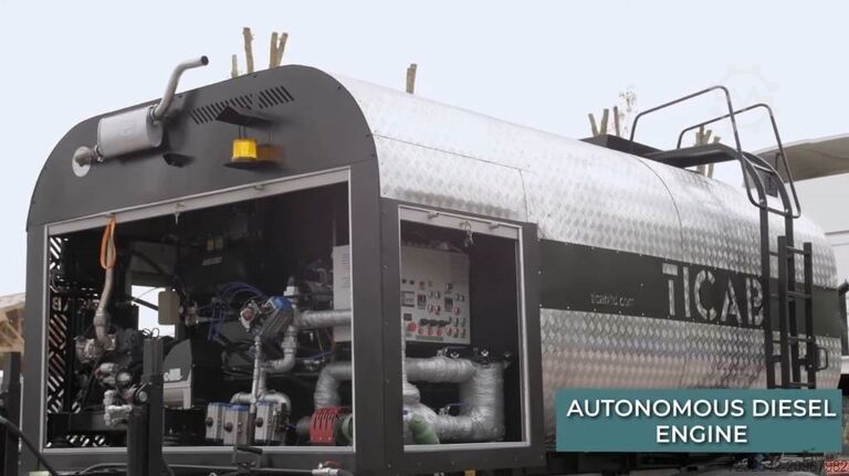 Thiết bị phục vụ mùa đông TICAB Salt and Sand Spreader RPS-1500