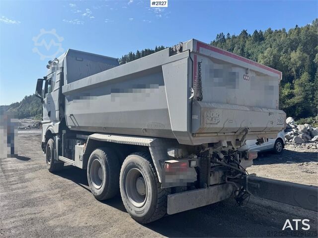MAN TGX 33.580 6x2 caminhão de asfalto com caçamba basculante e cuba MAN TGX 33.580 6x2 Asphalt truck w/ Tipper box and Tub