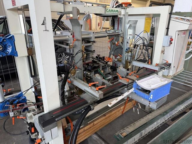 1995 Camam MO/30/6A/CR-PLC automatisk horisontell dörrspårningsmaskin Camam MO/30/6A/CR-PLC