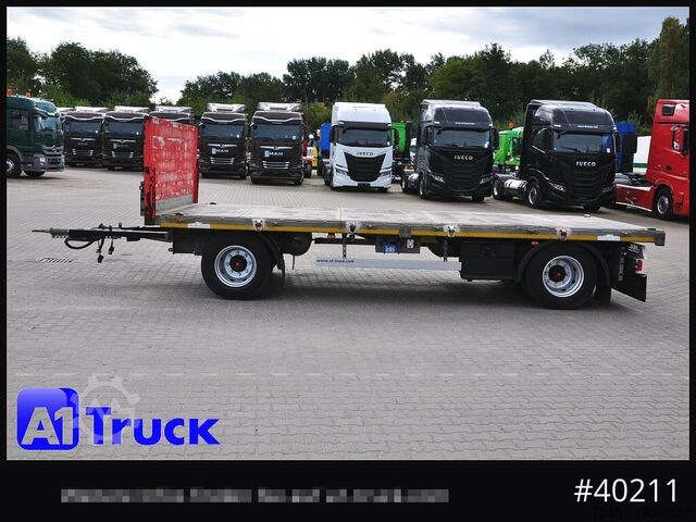 Открытый прицеп H&W Plattfroma, Twistlock, Container, vezinkt, guter Zustand