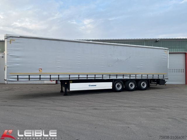 Open semitrailer with tarp KRONE SD*Tautliner*Liftachse*Code XL*BPW*Pal.-Kasten*