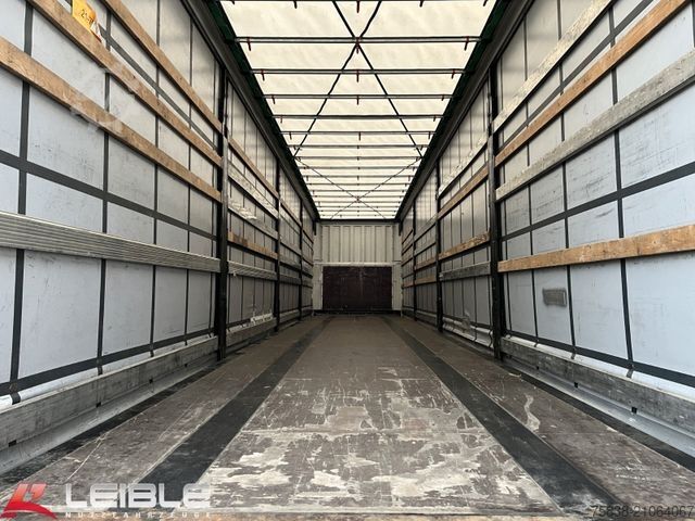 Open semitrailer with tarp KRONE SD*Tautliner*Liftachse*Code XL*BPW*Pal.-Kasten*