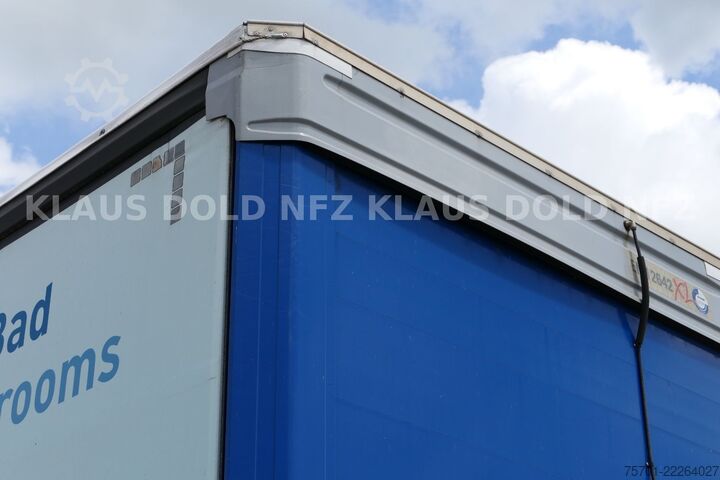 Open semitrailer with tarp KÖGEL S24-1 Pritsche Plane 94 m³ Liftachse safety-roof