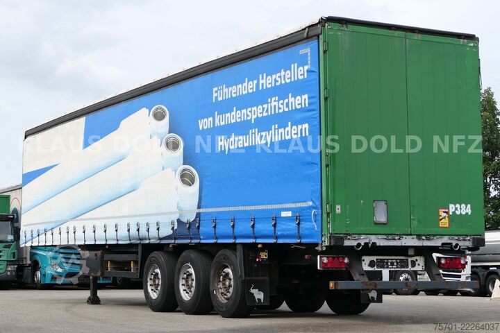 Auflieger mit Pritsche & Plane SCHMITZ CARGOBULL S01 Pritsche Plane 92m³ Liftachse SAF-Achsen