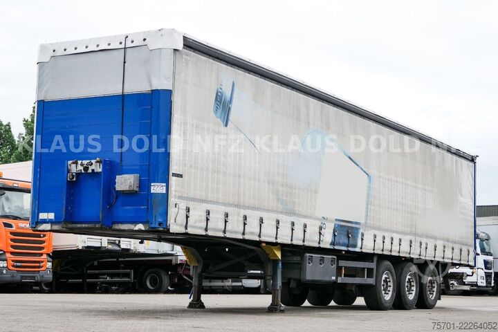 Auflieger mit Pritsche & Plane SCHMITZ CARGOBULL S01 Pritsche Plane 92m³ Liftachse safety-roof
