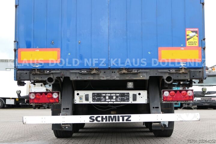 Auflieger mit Pritsche & Plane SCHMITZ CARGOBULL S01 Pritsche Plane 92m³ Liftachse safety-roof