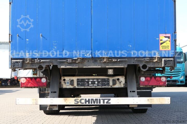 Auflieger mit Pritsche & Plane SCHMITZ CARGOBULL S01 Pritsche Plane 92m³ Liftachse safety-roof