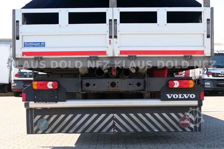 משאית שטוחה VOLVO FL 280 Pritsche Kran HMF Funk Bordwände Euro 6