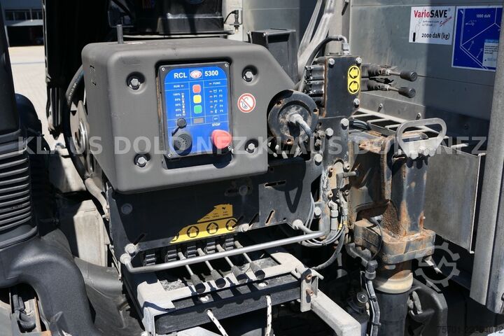 משאית שטוחה VOLVO FL 280 Pritsche Kran HMF Funk Bordwände Euro 6