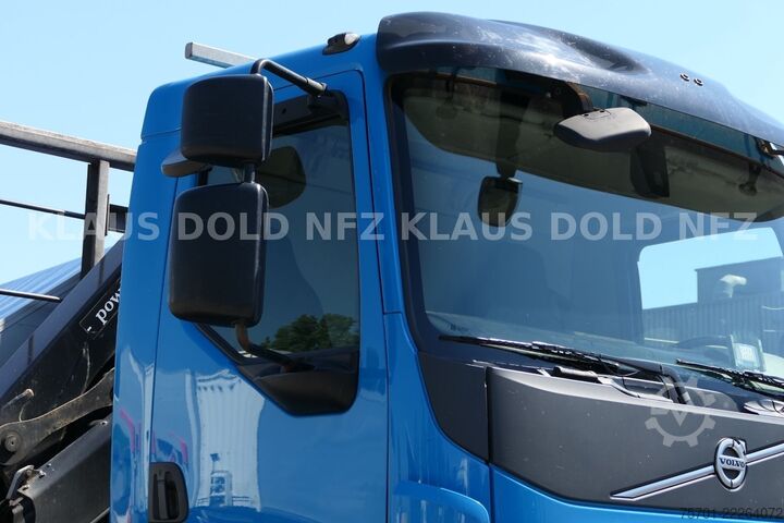 משאית שטוחה VOLVO FL 280 Pritsche Kran HMF Funk Bordwände Euro 6