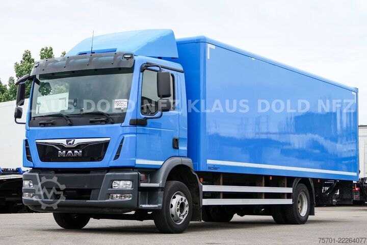 Камион-фургон MAN TGM 15.290 Koffer Kamera Navi LBW Euro 6