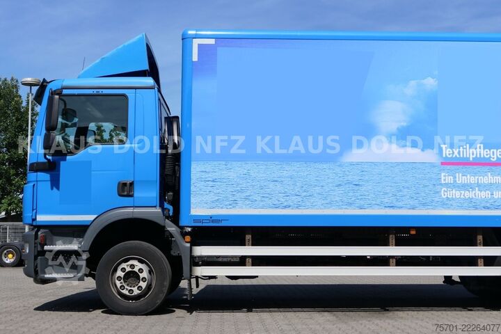 Камион-фургон MAN TGM 15.290 Koffer Kamera Navi LBW Euro 6