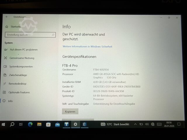 Sistem de măsurare EXFO FTB-4PRO-S1-128G