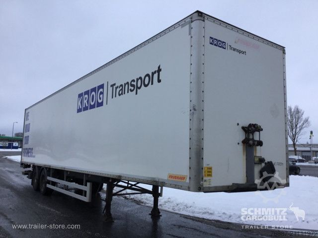 Dėžinė puspriekabė Fruehauf Trockenfrachtkoffer Standard Ladebordwand