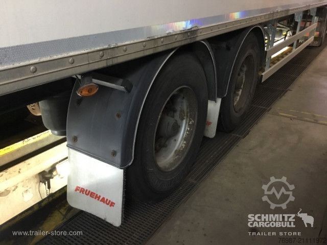 Dėžinė puspriekabė Fruehauf Trockenfrachtkoffer Standard Ladebordwand