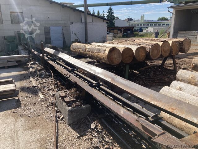 Production line for round timber cutting Královopolské strojírny G710 / G560