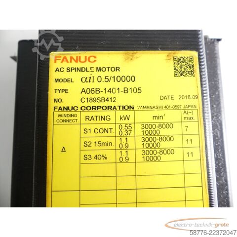  Fanuc Stator für A06B-1401-B105 AC Spindle Motor SN C189SB412