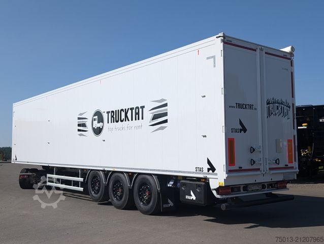 Auflieger mit Walkingfloor STAS 91 cbm, Cargofloor 10 mm, Liftachse, LENKACHSE