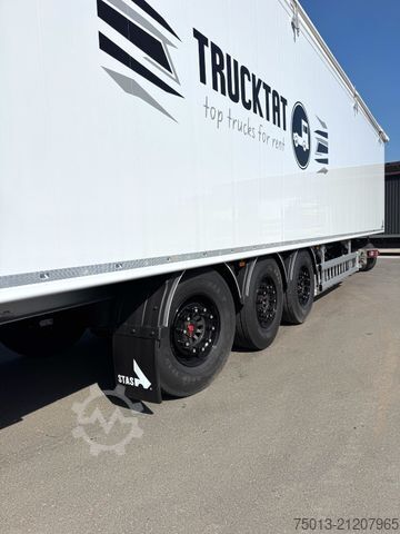 Auflieger mit Walkingfloor STAS 91 cbm, Cargofloor 10 mm, Liftachse, LENKACHSE