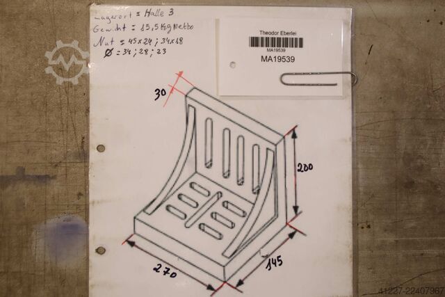 ъгъл на стягане Guss 270/145/H200 mm