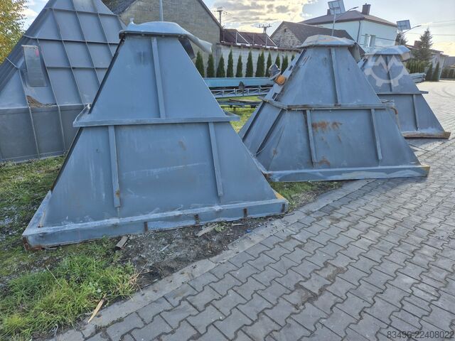 Ontvangstriem Bunker Trichter Forderband 