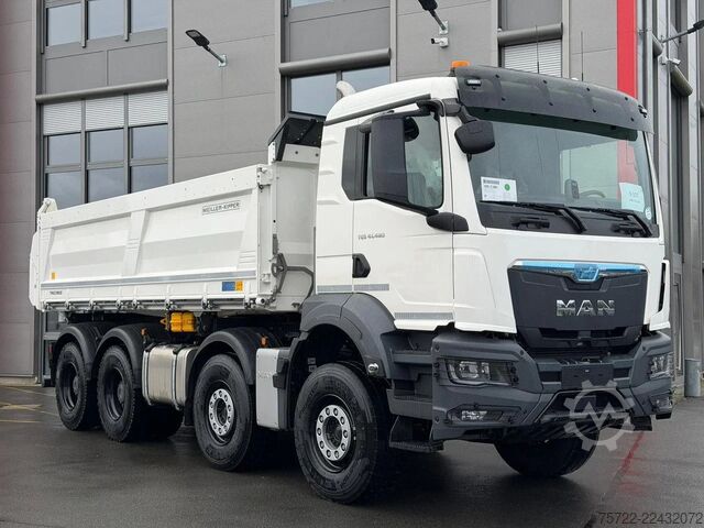 3-Seiten-Kipper MAN TGS 41.480 8x4 BB mit Meiller 3-Seitenkipper