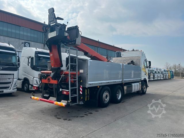 Kravas automašīnai uzstādīts celtnis VOLVO FH 460 * PRITSCHE * FASSI F185BS23 *13,30 M LANG