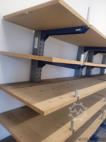 Jednostranný konzolový regál, 60 cm, dřevotřísková deska SSI-Schäfer Kragarm
