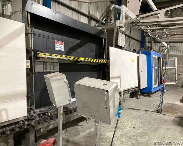 Machine de fabrication de verre isolant BYSTRONIC / LENHARDT 4000 x 1600, IGU Line – Double Gas Press