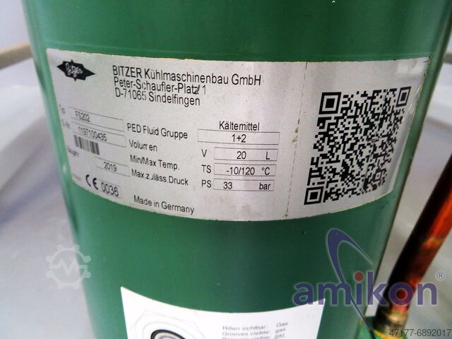 Unità di refrigerazione Bitzer Kälteaggregat S6F-30.2Y-40P mit RO-Anlage & Schalldämmkapsel