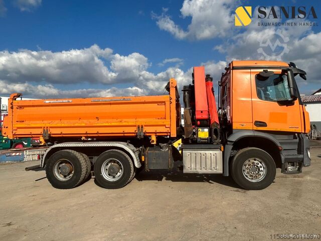 3방향 티퍼 트럭 Mercedes-Benz Arocs2648/3 S.-Kipper Meiler/Palfinger