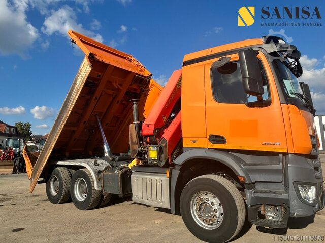 3방향 티퍼 트럭 Mercedes-Benz Arocs2648/3 S.-Kipper Meiler/Palfinger