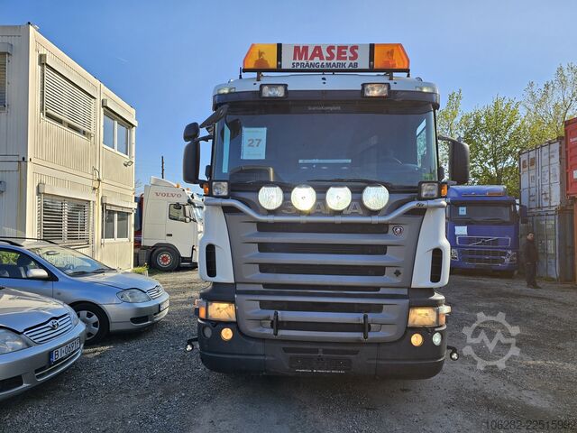 卷臂钩自卸卡车 SCANIA R480LB 8X4*4HHA MOTORSCHADEN! 3-Pedal J