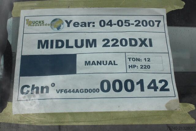  Renault Midlum 220 + manual + 16 meter
