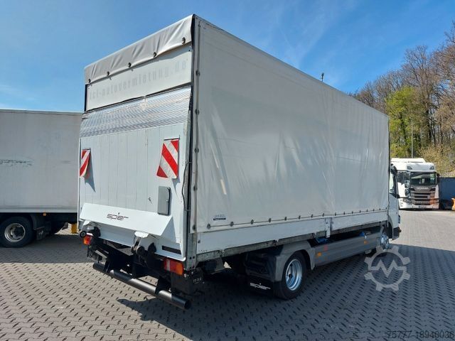 Transporter mit Pritsche & Plane MERCEDES-BENZ 816 Atego PL-SP- Blatt / Luft - MP3- LBW BÄR