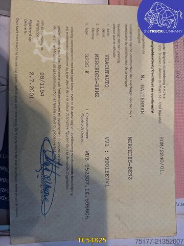 Container transportation Mercedes-Benz Actros 3235